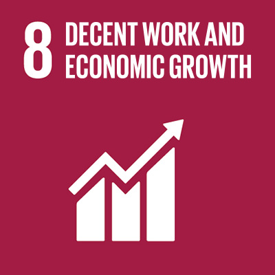 8. Decent work and economic growth