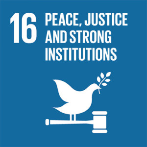 16. Peace, justice and strong institutions